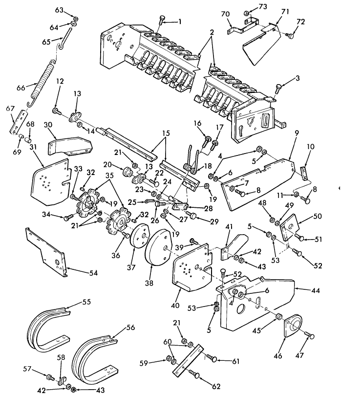 003 STANDARD PICKUP, REEL & GUARDS