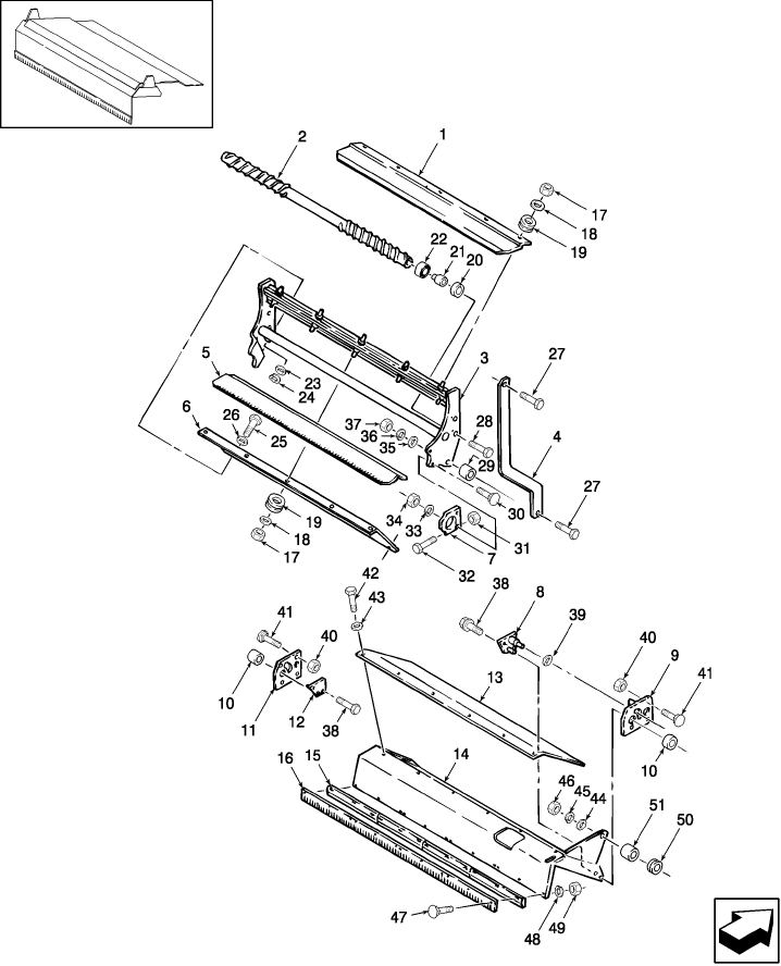 063 NET WRAP, DUCKBILL & KNIFE ARM