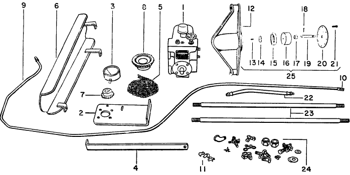 027 HYDRAULIC BALE TENSION CONTROL - 25082 (OPTIONAL EQUIPMENT)