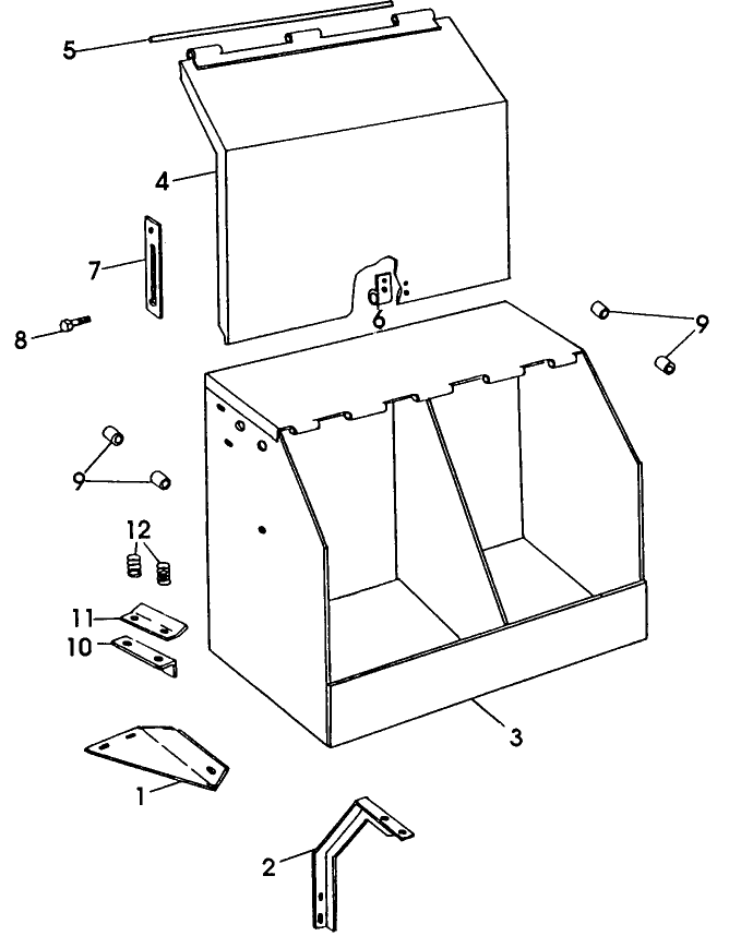 021 TWINE BOX BUNDLE, OPTIONAL ON MANUAL & HYDRAULIC CONTROLLED TWINE