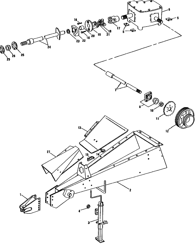 001 HITCH, JACK & FRONT DRIVE, BSN 536390