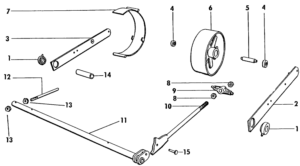 003 CLUTCH TIGHTENER & CLUTCH TIGHTENER LEVER