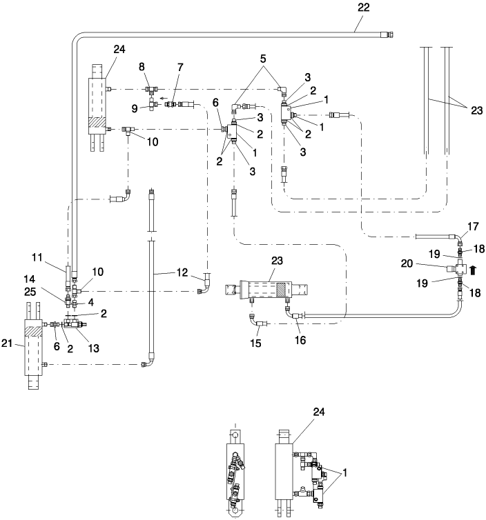 011C DAMP/LIFT, MANUAL/ELECTRONIC CONTROLS, ASN 75110739