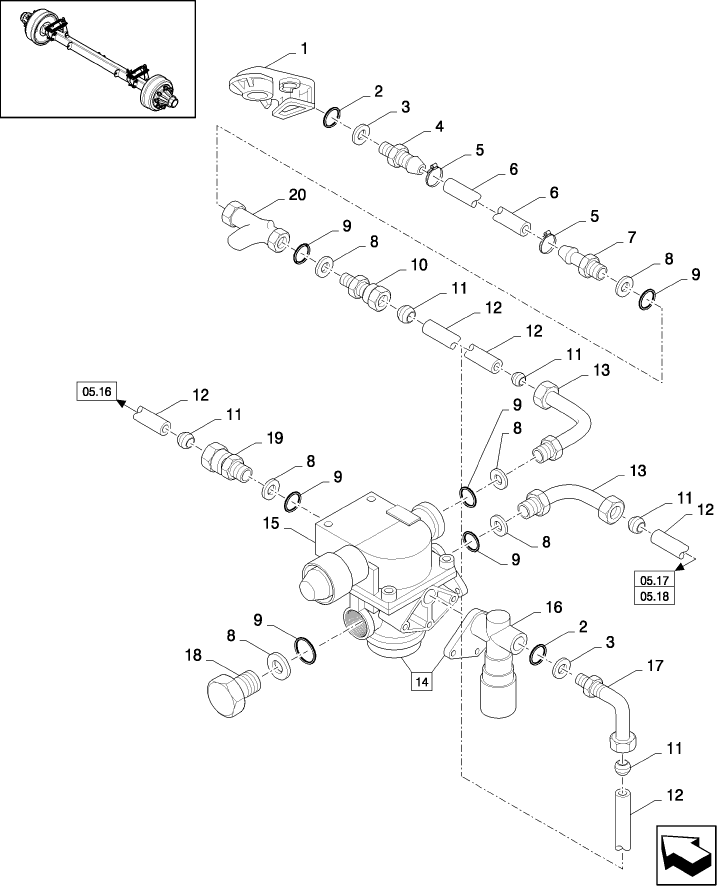 05.15(01) PNEUMATIC BRAKES, BRAKE VALVE