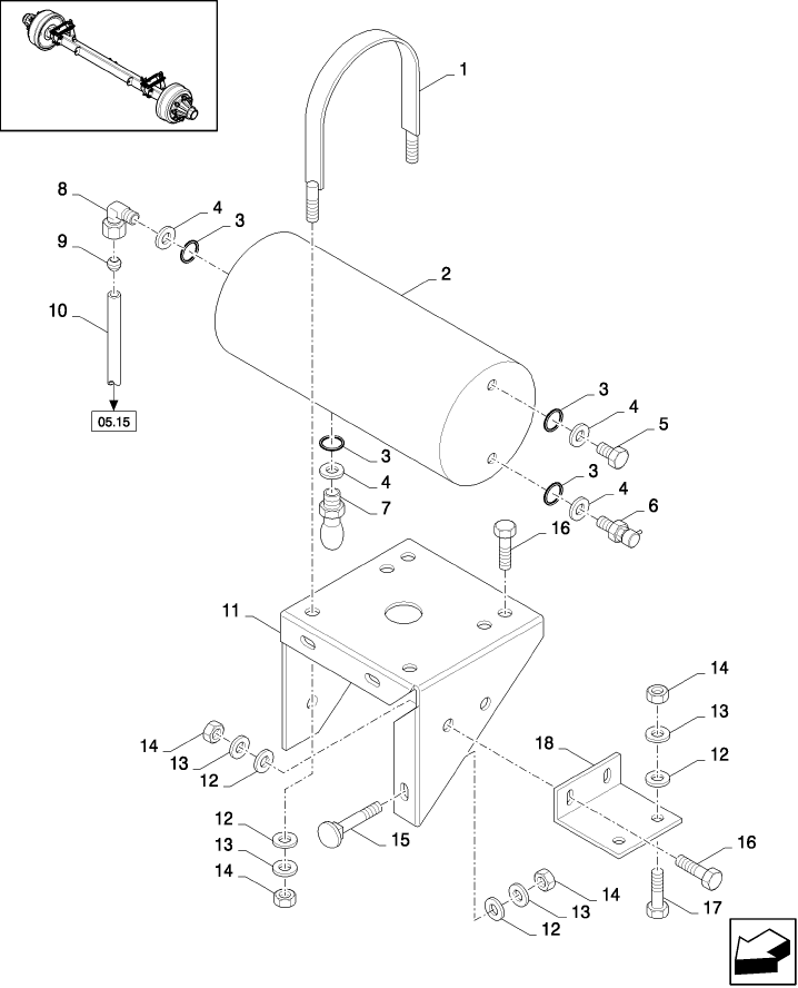 05.16(01) PNEUMATIC BRAKES, AIR RESERVOIR