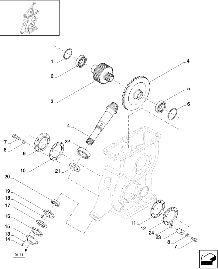 03.07(01) MAIN GEARBOX