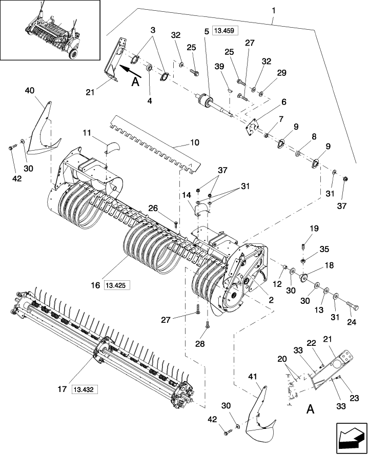 13.428 2M WIDE PICKUP W/ ROTOR & CLUTCH, NORTH AMERICA