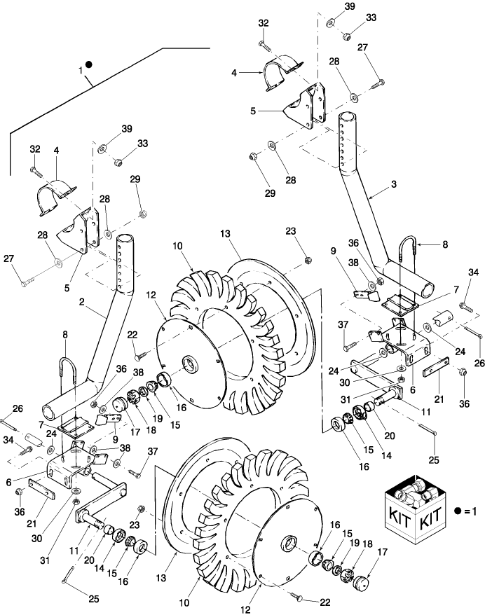 18.60 CROP SAVER WHEEL KIT