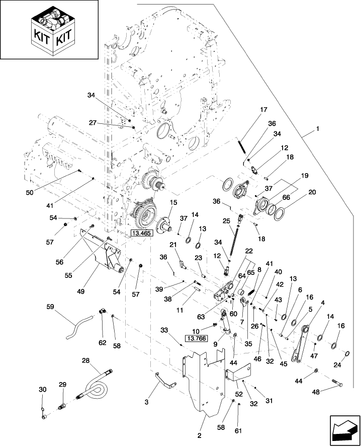 18.98 HYDRAULIC ROTOR FEEDER REVERSE KIT