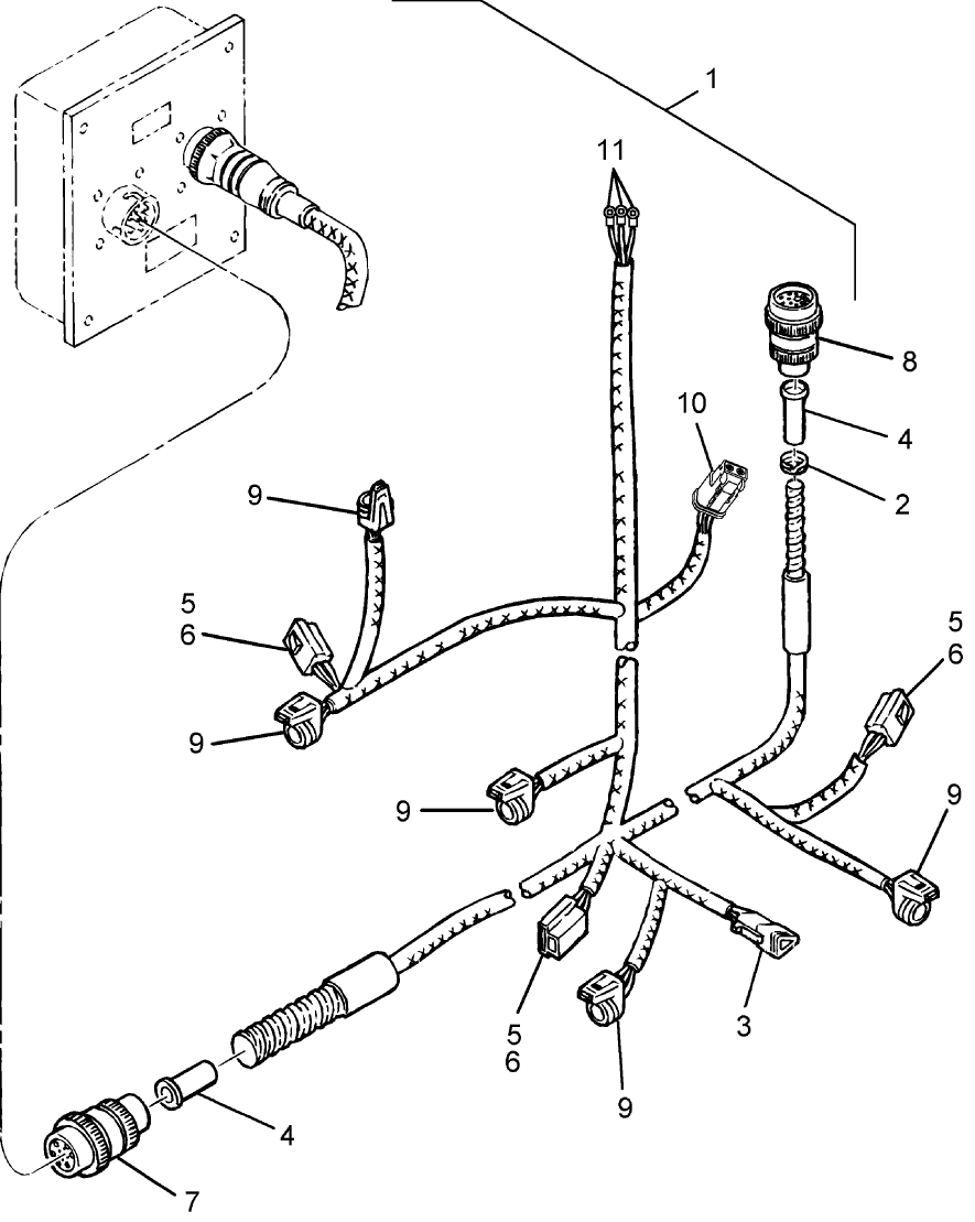 06.05 ELECTRONICS, BALE COMMANDâ„¢, WIRE HARNESS