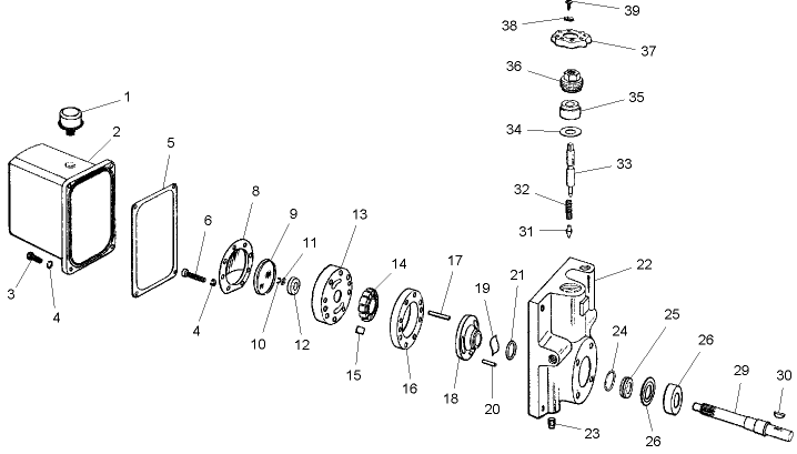 032 HYDRAULIC PUMP