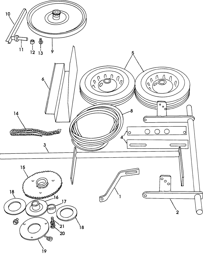 002 WHEEL/MOTOR MOUNT & DRIVE GROUP - 126