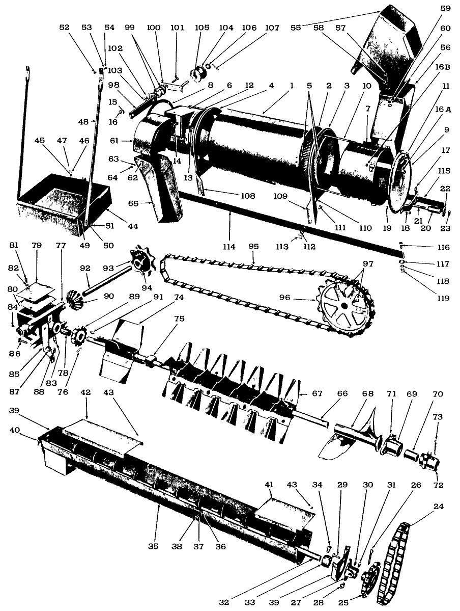 036 WHEEL & AXLE ASSEMBLIES - 16-13,16-,14,16-23,16-24,16-23A,16-24A 6-37,16-38