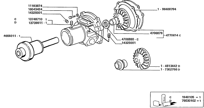 0.32.0/A WATER PUMP - 98497117 - 99454833