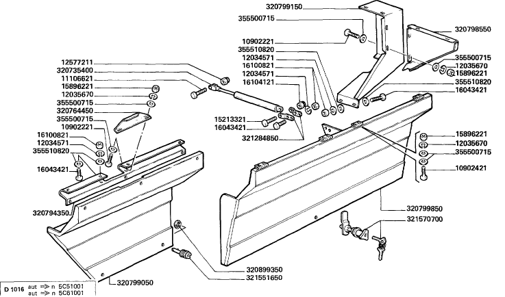 E08/1 STRAW WALKER AND DRIVE BELT GUARDS (D1016)