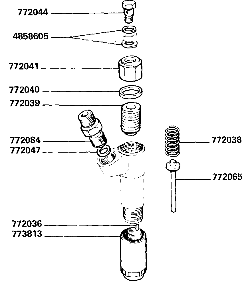 0.14.0/B INJECTION PUMP - NOZZLE HOLDER - 4750417 (WEBER-ALTECNA)