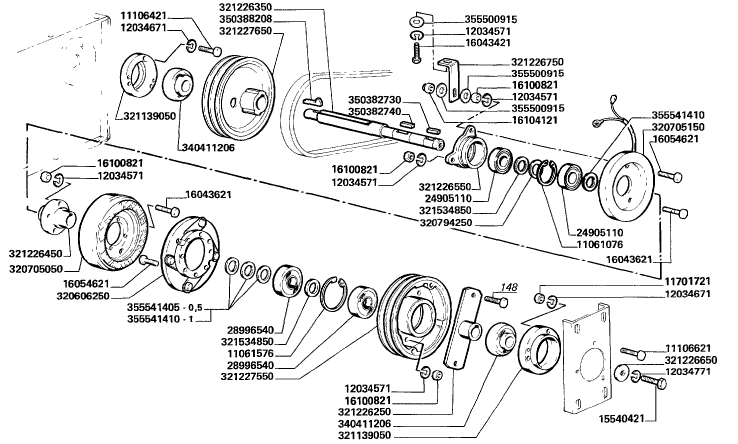 148.02(01) STRAW CHOPPER (MEZOGEP) - CLUTCH