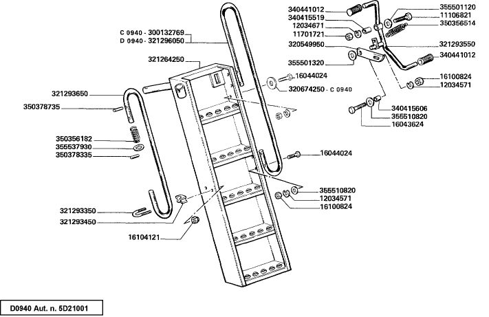 H01(03) DRIVER'S PLATFORM LADDER