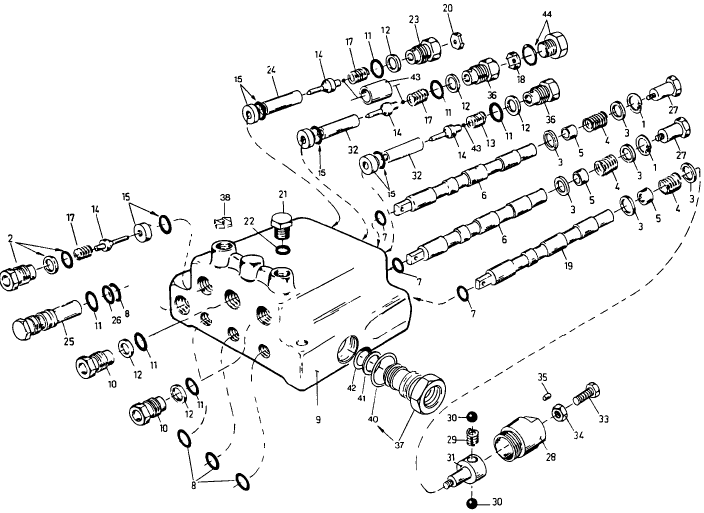 048 MAIN HYDRAULIC CONTROL VALVE