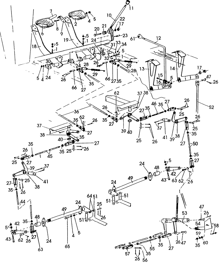 006 BRAKE, GEAR SHIFTING LEVERS & LINKAGE