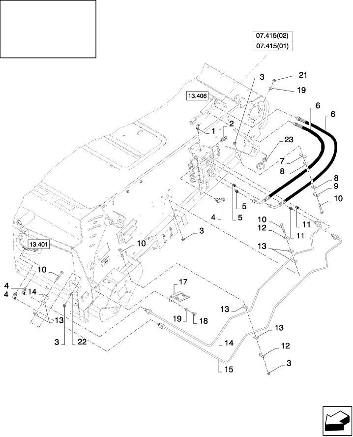 07.421(01) STRAW ELEVATOR, HYDRAULICS