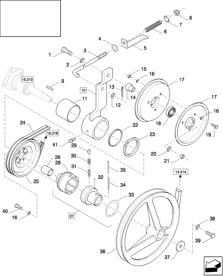 15.211(01) SHAKER SHOE DRIVE - SELF-LEVELLING