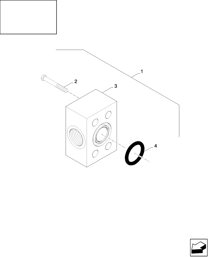 05.207(01) POWERED REAR AXLE, MOUNTING KIT - 130CC HYROSTATIC PUMP - ASN - HAJ100800