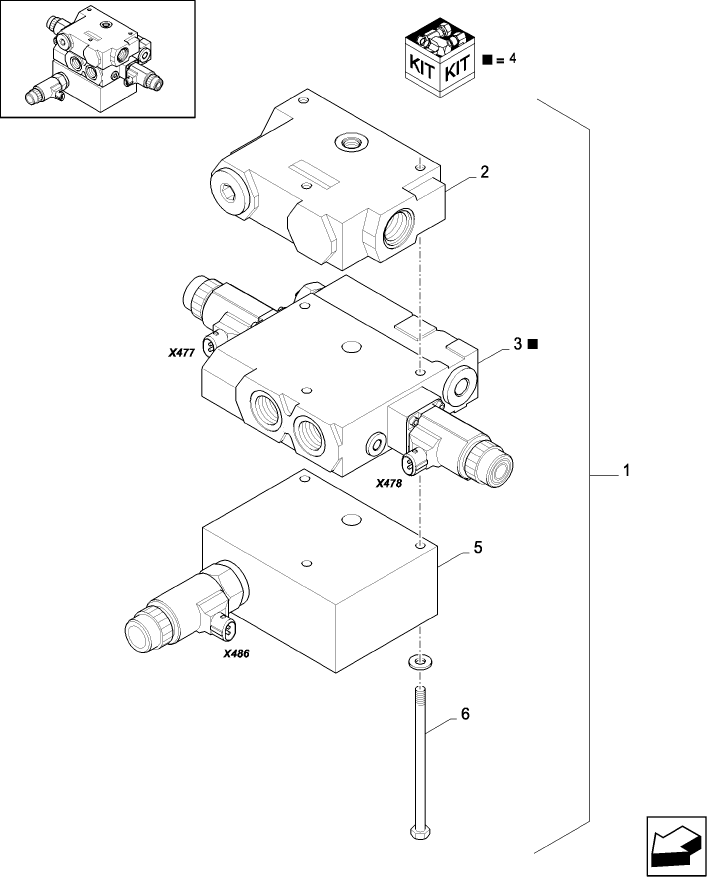 18.08(01) SMART STEER AUTO-GUIDANCE KIT - HYDRAULIC VALVE