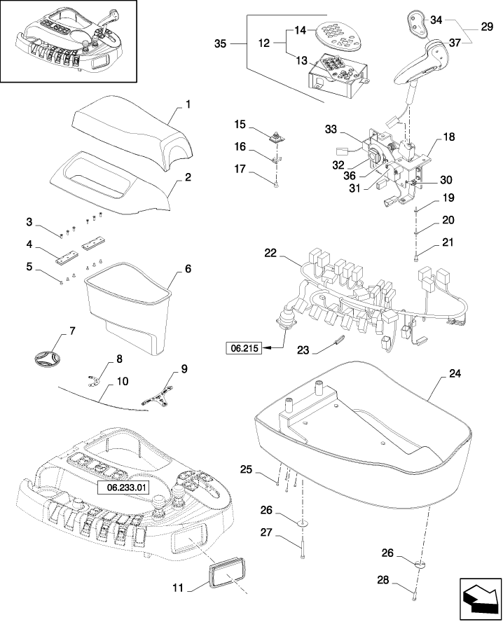 06.232(01) RIGHT HAND CONSOLE