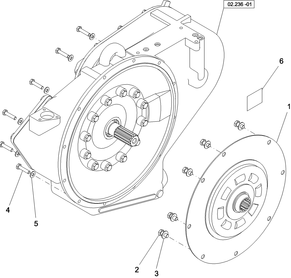 02.240(01) ENGINE GEARBOX AND COUPLER, MY2006