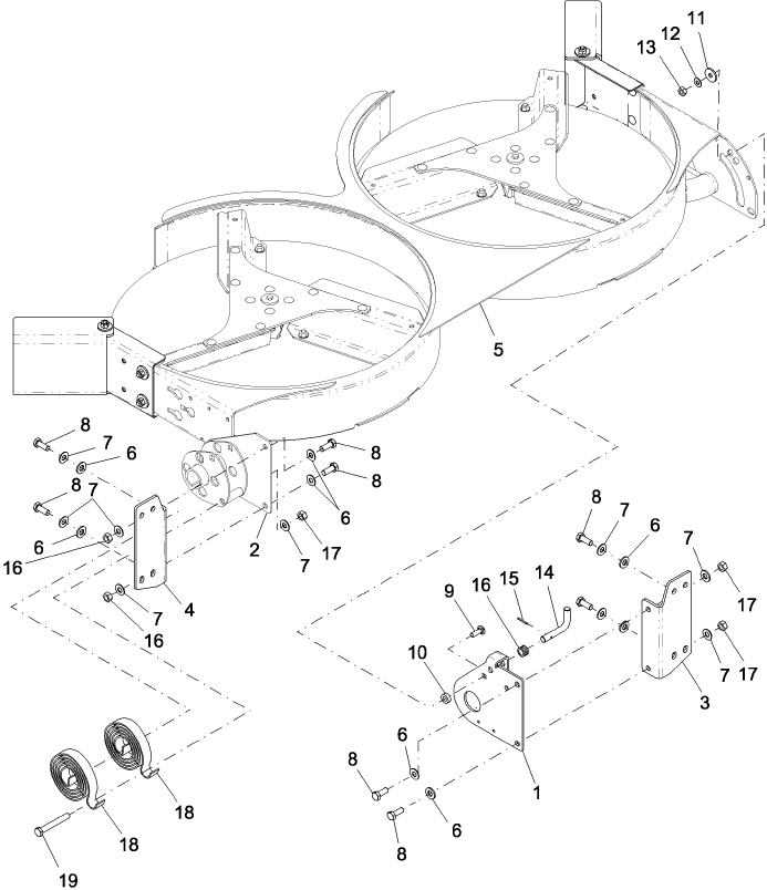 19.430(02) WIDE CHAFF SPREADER MOUNTING (CR9000 TYPE)