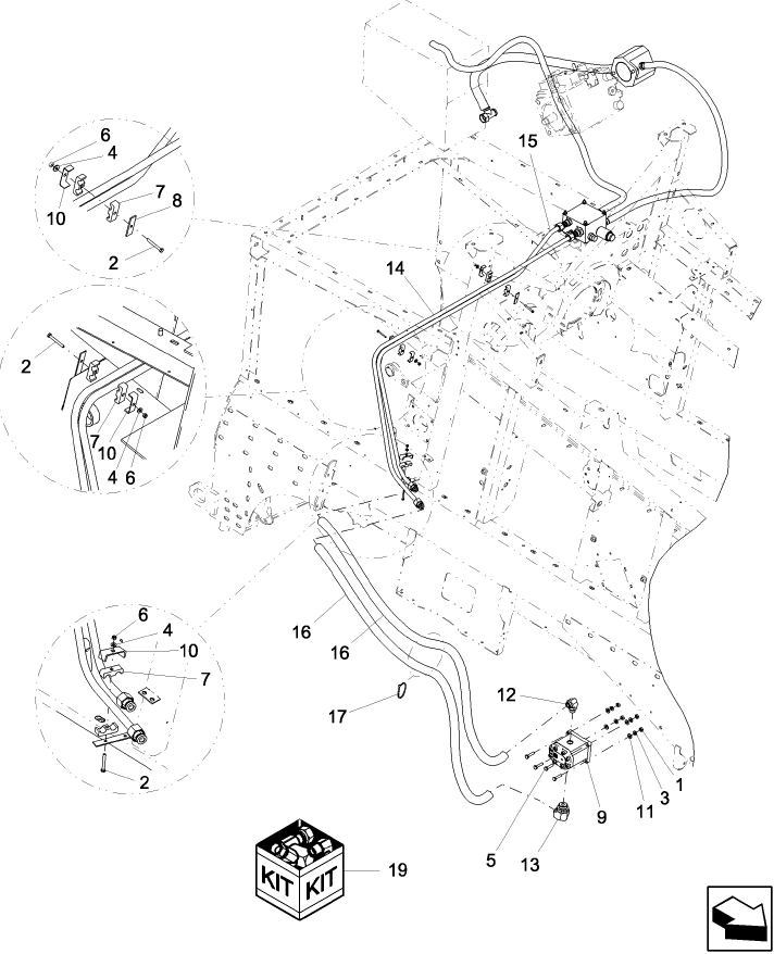 15.249(01) HYDRAULIC FAN DRIVE ASSEMBLY 52" AND 62"