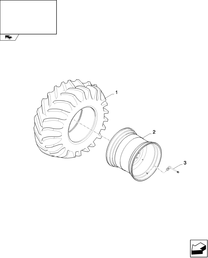 11.033(01) TRACTION WHEELS : 900/60R32-176A8 MXB(-115)