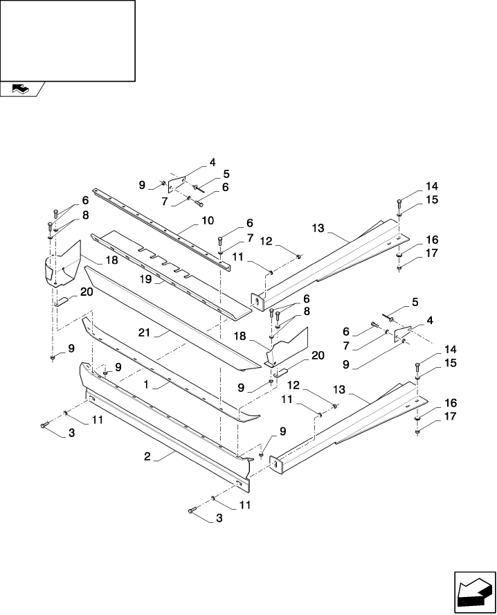 15.28(01) GRAIN PAN, SUPPORTS