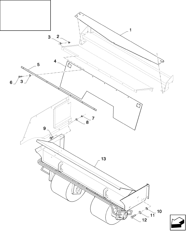 18.87527765(02) CHAFF BLOWER - WITH STRAWCHOPPER