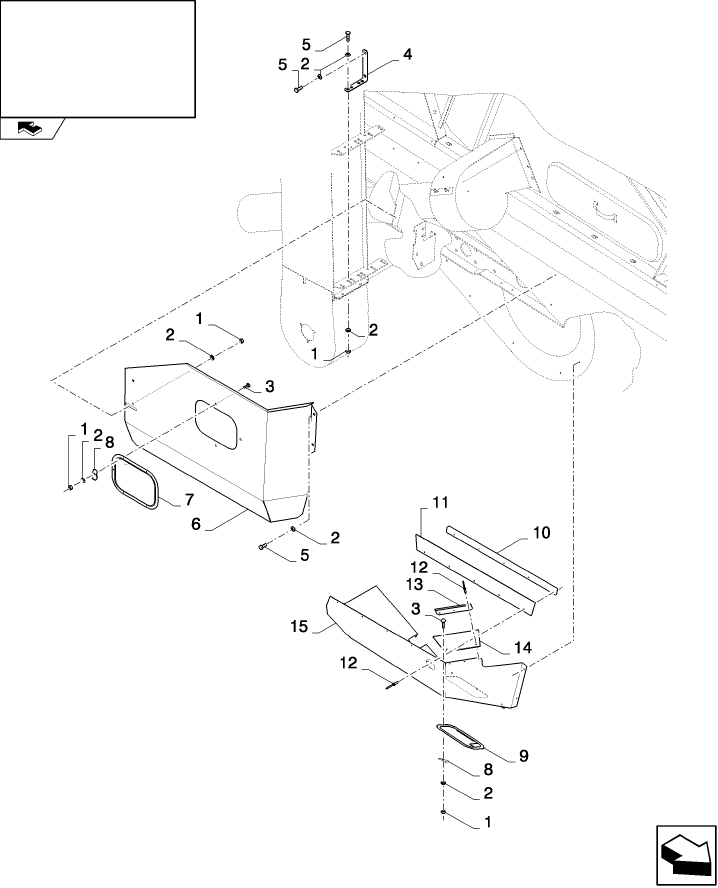 08.10(01) LOWER SHIELDS WITH TRACKS, RH - NOT FOR NA