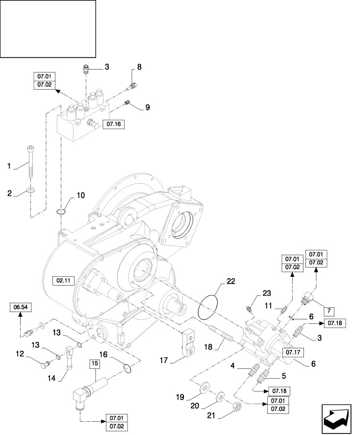 07.15(01) HYDRAULICS FOR ENGINE, PUMP AND DIVIDER