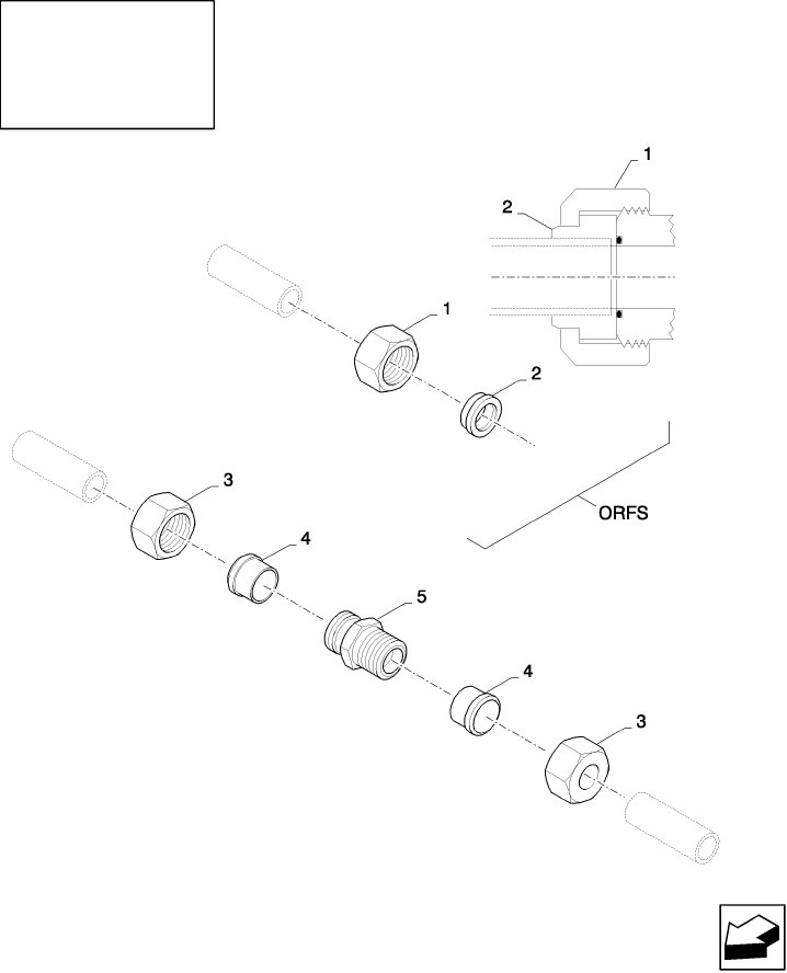 07.501(02) STRAIGHT CONNECTIONS AND REPAIR FOR ORFS HYDRAULIC TUBES