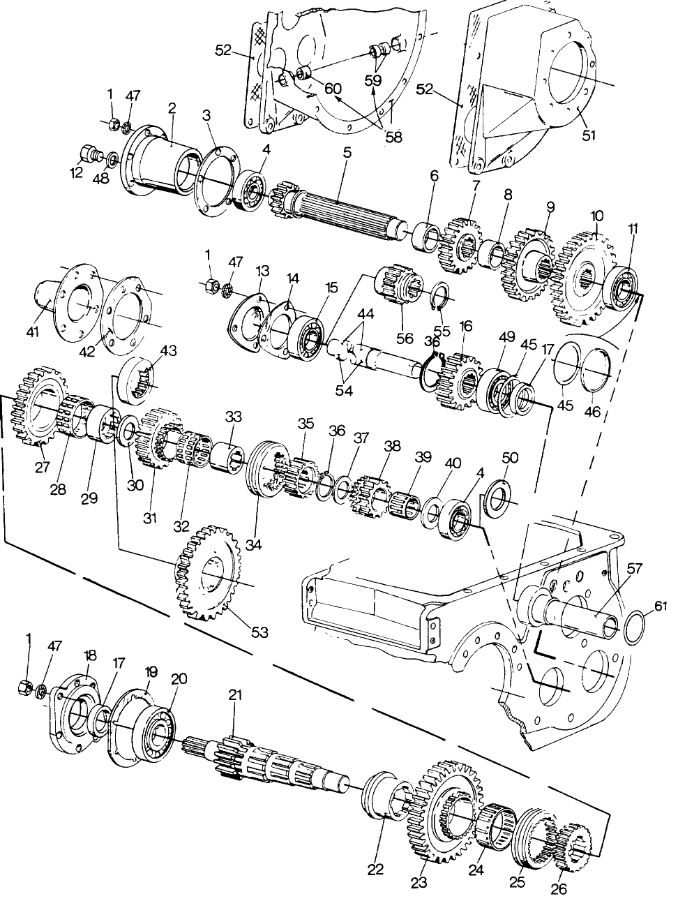 038 TRANSMISSION, DRIVE GEAR, ASN 304740 (TR75);  308086 (TR85)