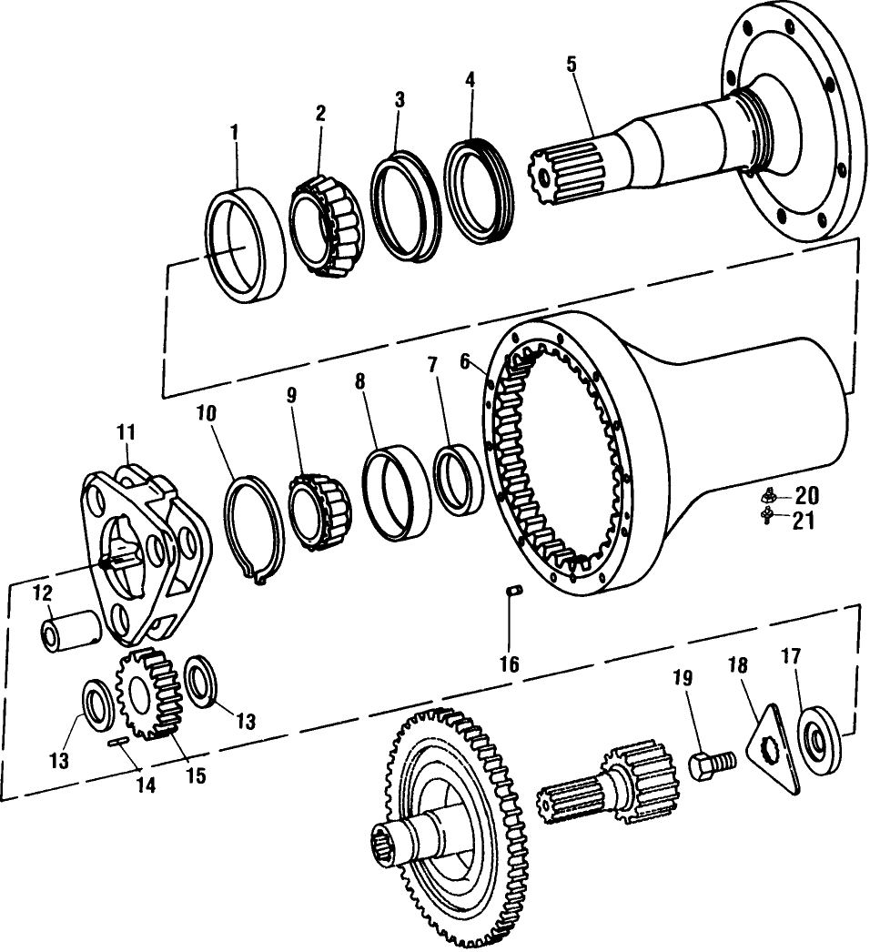 015 FINAL DRIVE GROUP, PART 2, USED ON OR BSN 501200