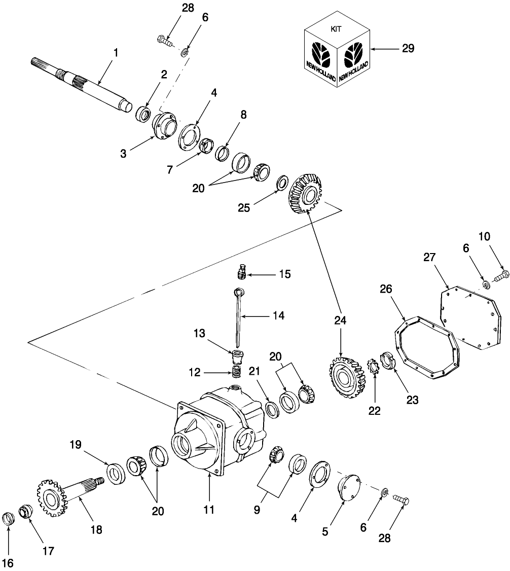 14.03/B ROTOR GEARBOX, LH