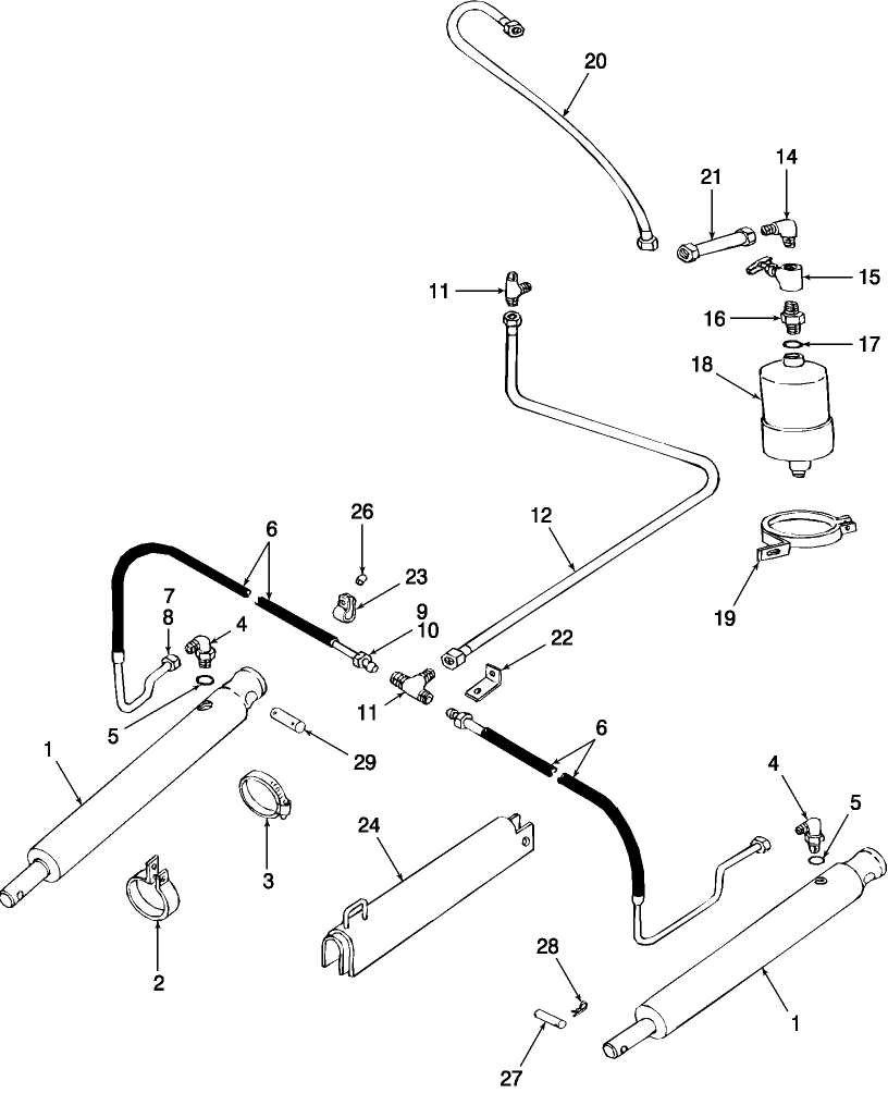 07.13 HEADER LIFT CYLINDERS & LINES