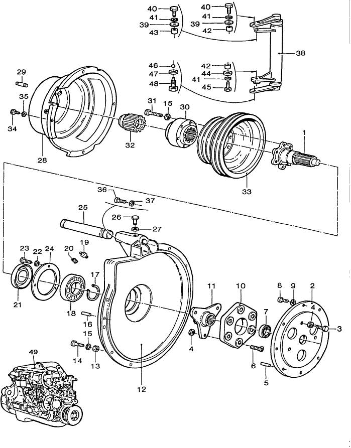 093 ACCESSORIES FOR FORD 678 HTA ENGINE