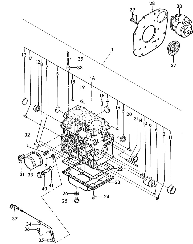 06A01 CYLINDER BLOCK, CM222, CM224