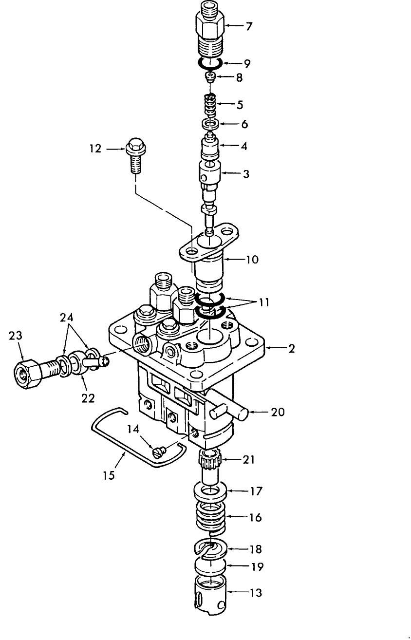 09B04 INJECTION PUMP ASSEMBLY, CM272, CM274