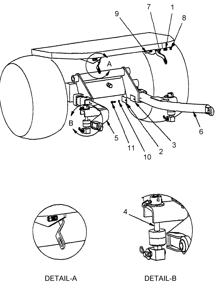 19.28 LIFT ARM KITS - 716807006, 60" & 72"