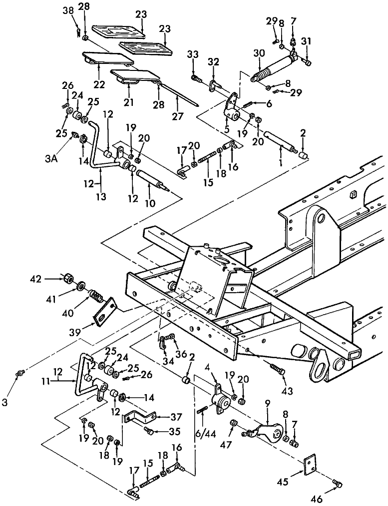 02D01 HST CONTROLS (PEDALS)