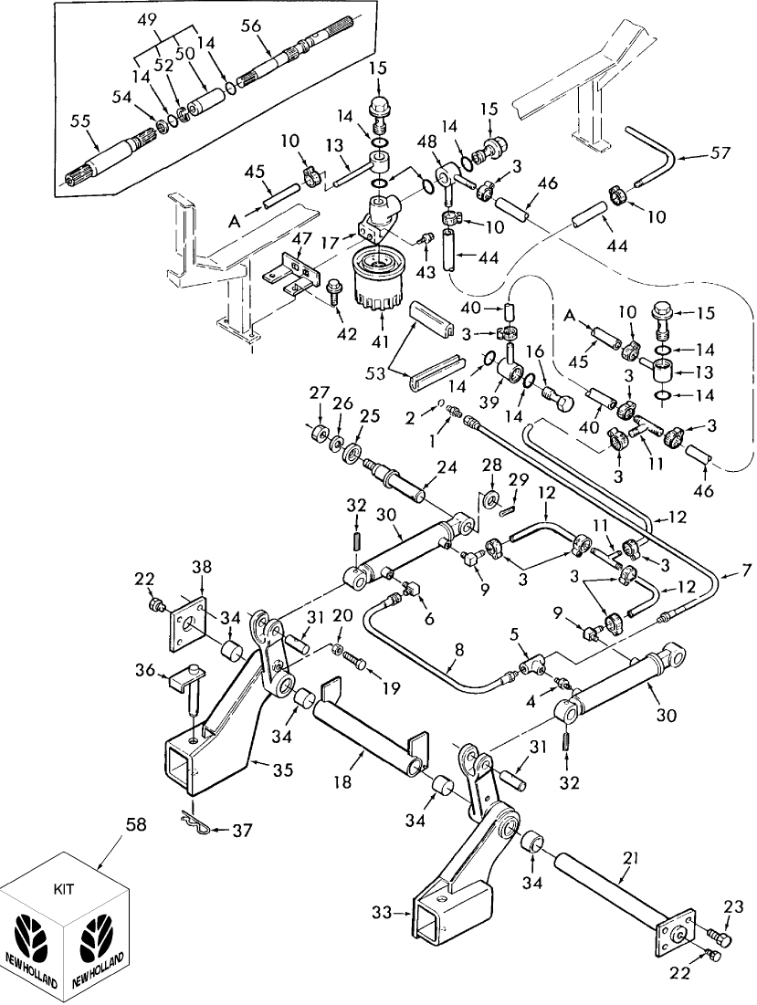 05B01 LIFT ARMS & CYLINDERS