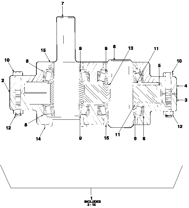 053 REDUCTION GEARBOX, 60" SNOW BLOWER