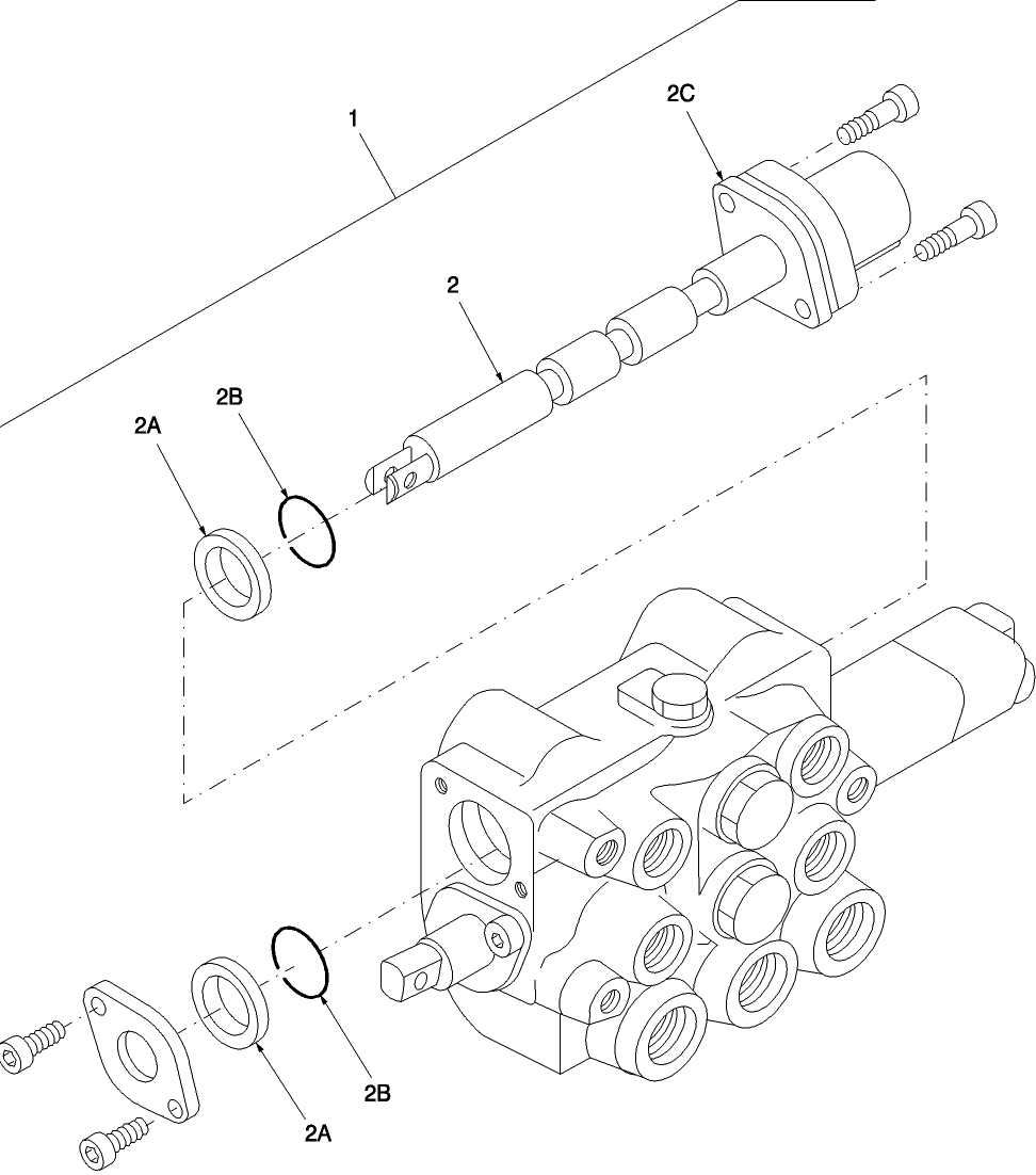 05I03 KIT, 2-SPOOL VALVE, DETENT FORCE